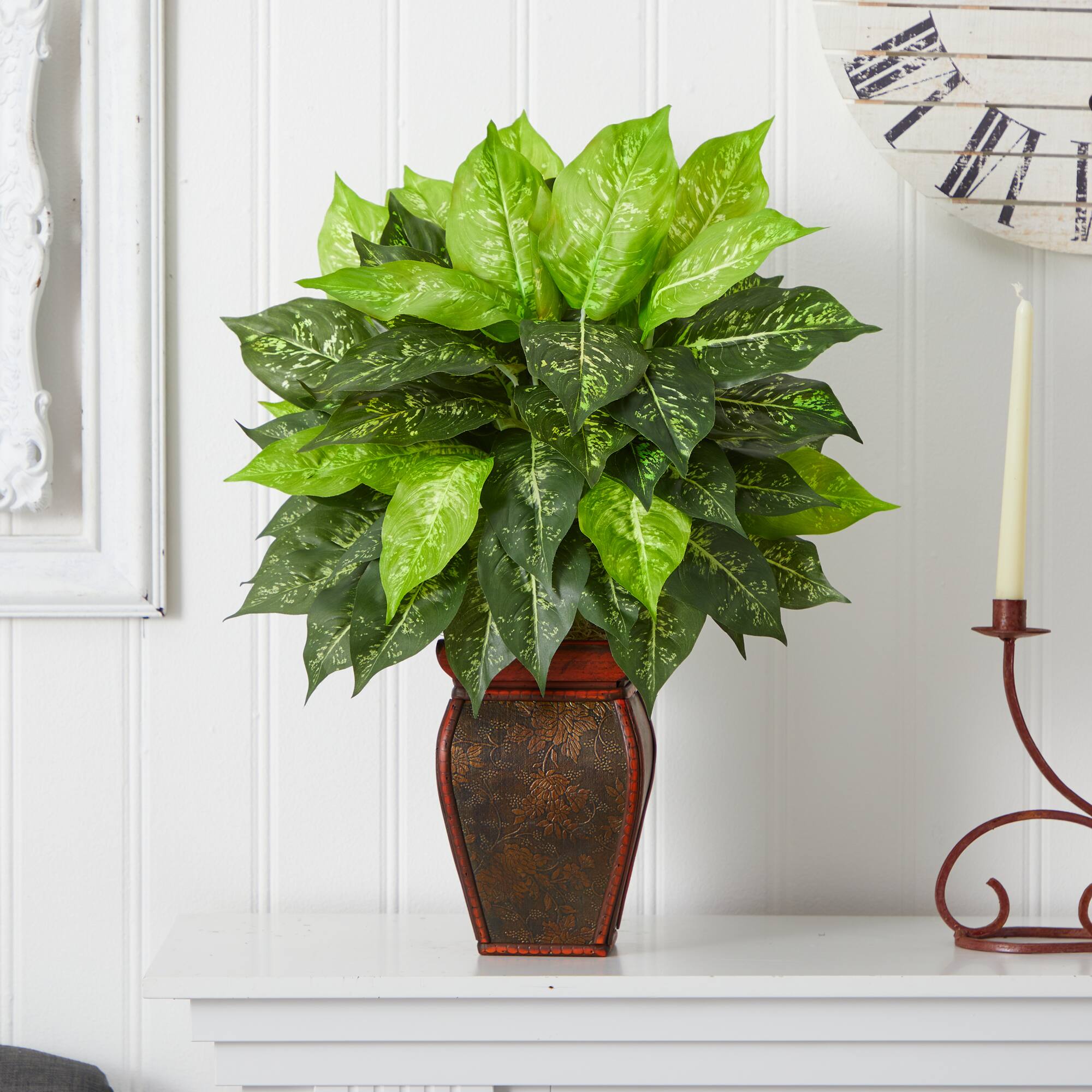 23" Dieffenbachia Tree In Decorative Vase